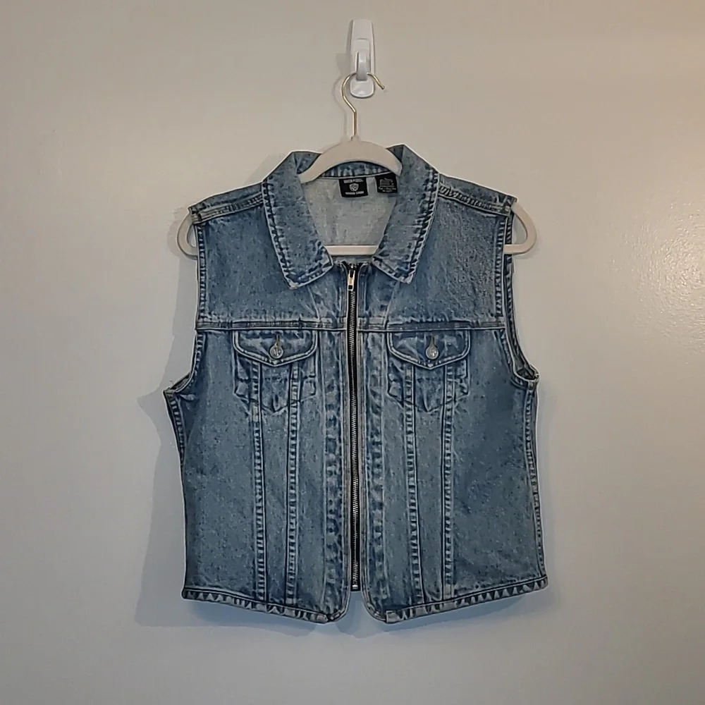 Looney Tunes Warner Bros embroidered denim vest biker kids LOT F - Picture 3 of 11